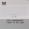 1.04CT G VS1 Cvd Diamante Sintético 3EX VS Laboratório Diamante