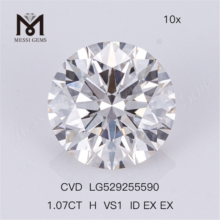 1,07 ct H VS Lab Diamond ID RD Barato Loose Lab Diamond Atacado