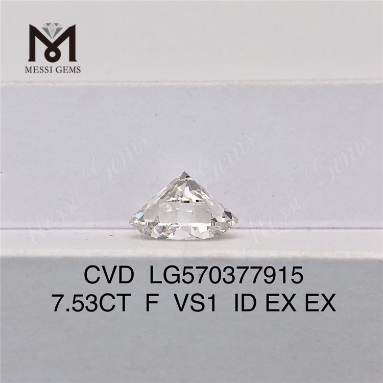 7,53CT F VS1 ID EX EX preço diamante cultivado em laboratório CVD LG570377915