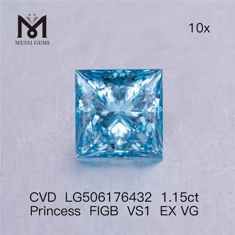 1,15 quilates Princess FIGB VS1 EX VG diamante cultivado em laboratório CVD LG506176432
