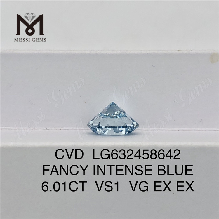 6.01CT VS1 VGFANCY INTENSE AZUL IGI Diamond LG632458642丨Messigems