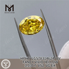 3.03CT OV AMARELO VÍVIDO FANCY VS2 VG EX HPHT Diamante Amarelo LG578314624