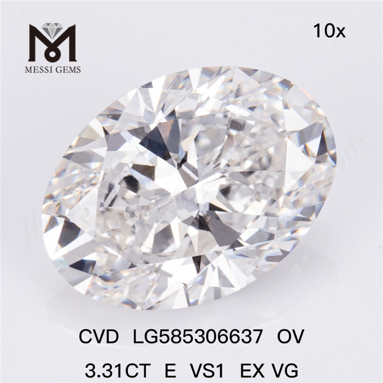 3.31CT E VS1 EX VG OV melhor laboratório de diamante CVD LG585306637