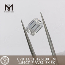 Diamantes certificados 1.54CT F VVS1 EM igi vvs Elegant Choices 丨Messigems LG510176190