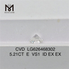 5.21CT E VS1 ID CVD Diamantes feitos em laboratório LG626468302丨Messigems