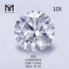 Diamantes de laboratório CVD redondos com corte G VS1 IDEL de 2,58 quilates