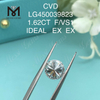 1,62 quilates F VS1 Corte RD laboratório criado diamante CVD