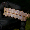 Dentes de ouro 18k grillz Moissanite diamante dentes grillz