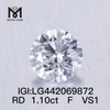 1,01 quilates F VS1 Round IDEAL diamantes baratos criados em laboratório