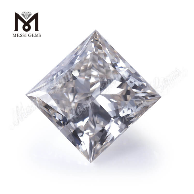 Preço de preço de diamantes artificiais quadrados princesa soltos de 2 quilates para joias 