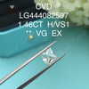 1,46 quilates H VS1 SQ igi lab diamante VG IGI