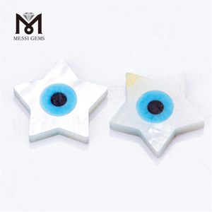 8mm-10mm concha de olho em forma de estrela madrepérola