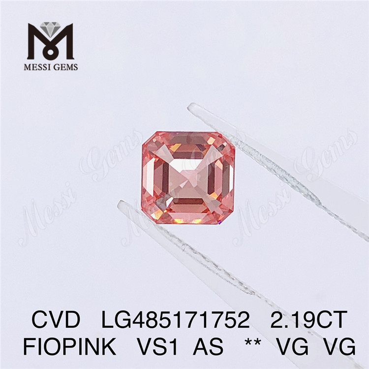 2.19CT FIOPINK VS1 AS VG VG diamante de laboratório atacado CVD LG485171752