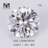 3.03ct I VS1 3EX Forma redonda solta lab criado diamante de 3 quilates Preço de fábrica 