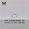 2,31 ct E ov cvd diamante atacado OVAL diamantes sintéticos soltos à venda