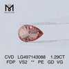 1,29CT FDP VS2 PE GD VG diamante cultivado em laboratório CVD LG497143088
