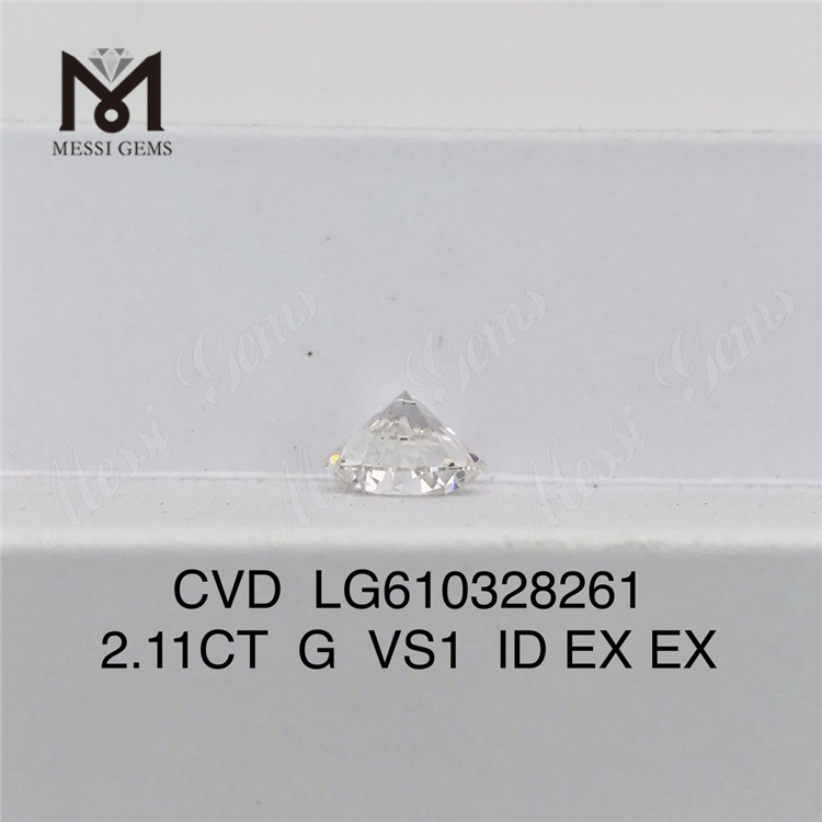 2.11CT G VS1 ID CVD diamantes de laboratório de melhor qualidade丨Messigems LG610328261