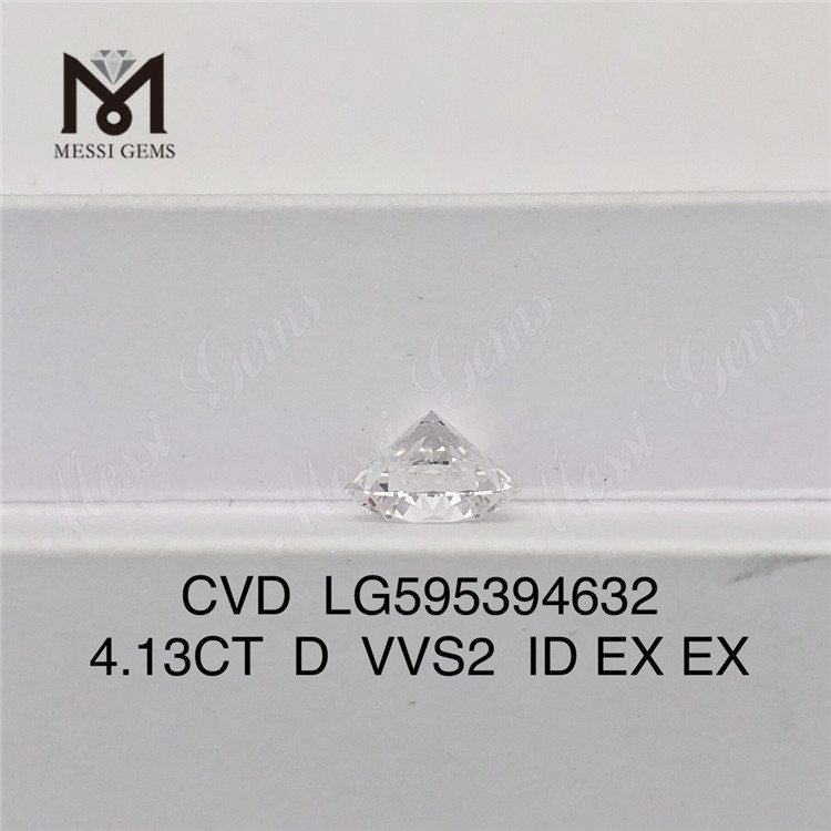 4.13CT D VVS2 ID EX EX 4ct CVD Diamante Online LG595394632