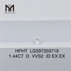 1.44CT D VVS2 ID EX EX Diamantes feitos em laboratório no atacado, sua vantagem competitiva HPHT LG597359719丨Messigems