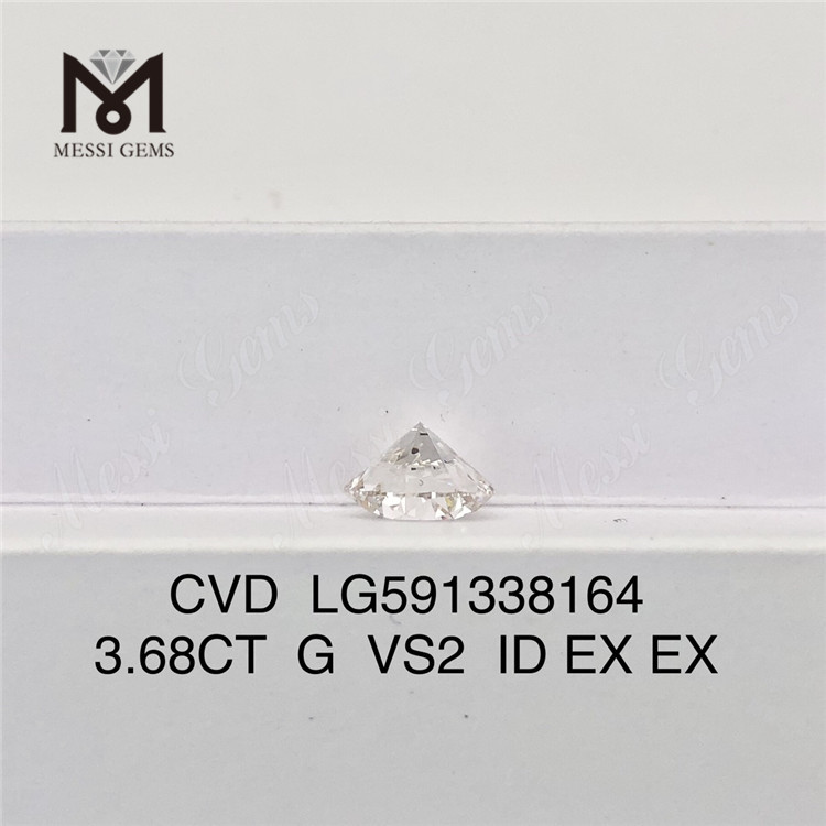 3.68CT G VS2 ID EX EX Bulk CVD Diamonds desbloqueando oportunidades de lucro LG591338164丨Messigems