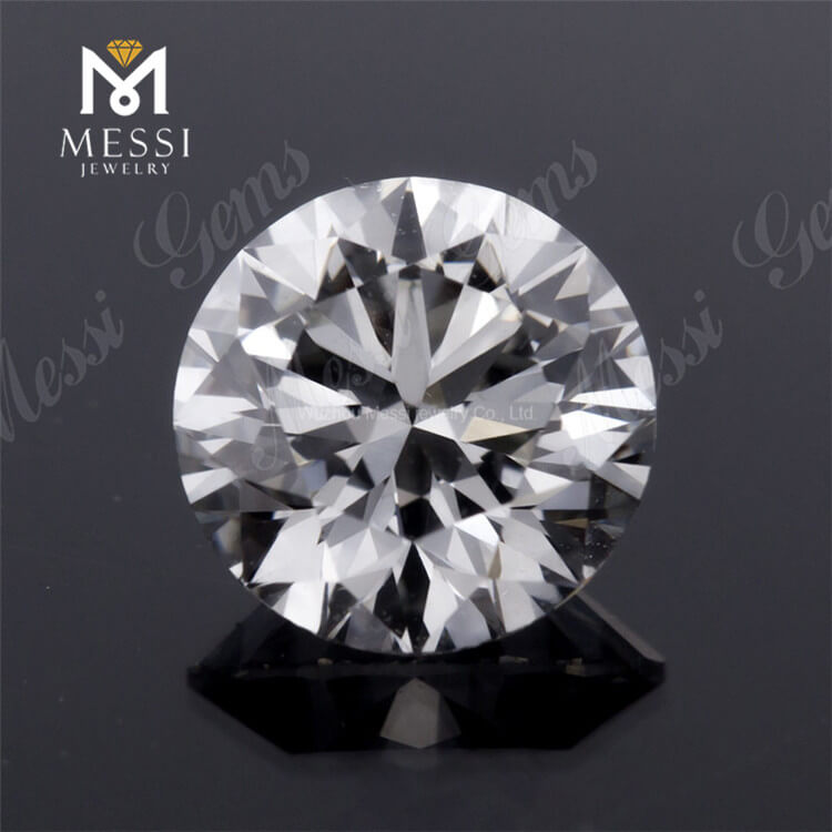 Diamante polido de 1,06 quilates cultivado em laboratório, redondo, brilhante, solto, diamante HPHT