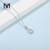 Messi Gems pingente de design clássico 925 colar de prata para mulher