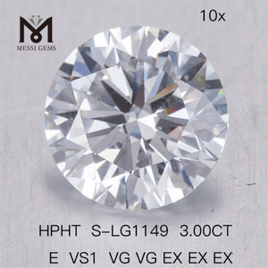 3CT HPHT E VS1 VG VG EX EX EX comprar diamantes cultivados em laboratório 