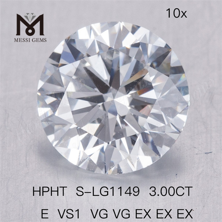 3CT HPHT E VS1 VG VG EX EX EX comprar diamantes cultivados em laboratório 