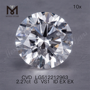 2.27CT E VS diamantes de laboratório RD Cut cvd diamantes à venda