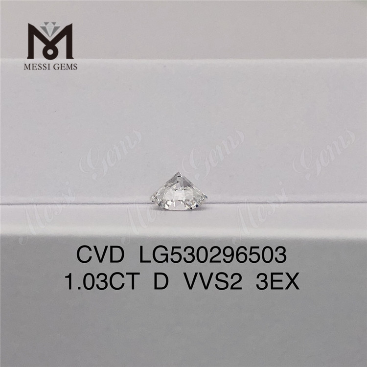 1,03CT D VVS Melhor Diamante de Laboratório Solto 3EX Diamantes CVD 