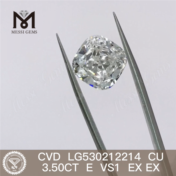 3.50CT E cu branco solto diamante de laboratório vs1 3ct cvd diamante atacado à venda
