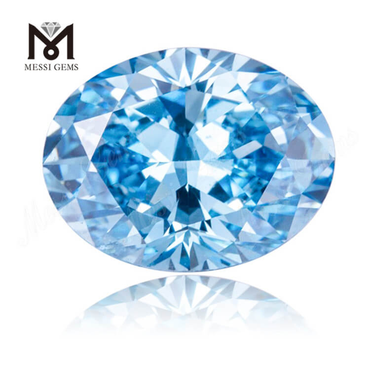 diamante azul oval