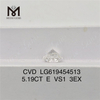 5.23CT E VS1 3EX Diamante Simulado Redondo CVD LG619454515丨Messigems