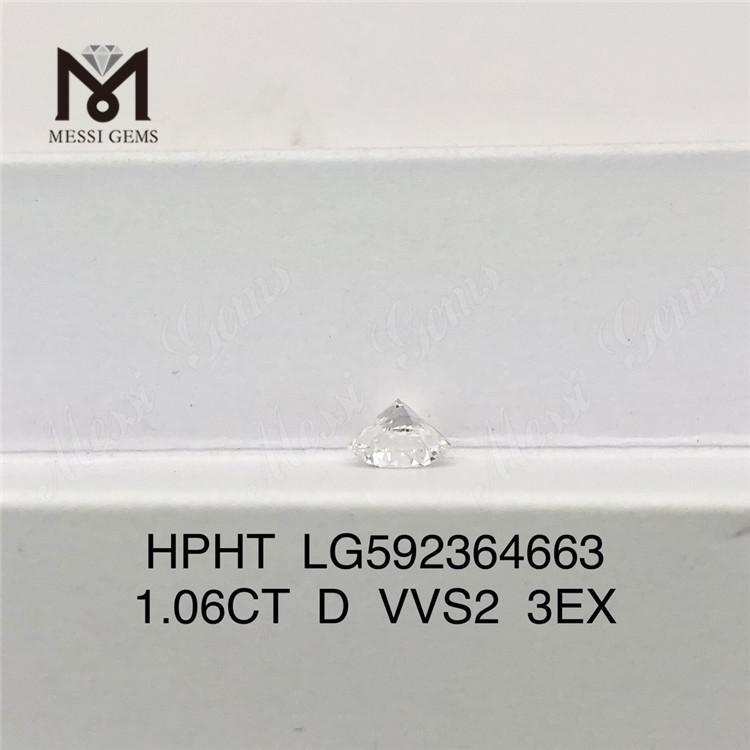 Diamantes 1.06CT D VVS2 3EX HPHT para venda LG592364663 