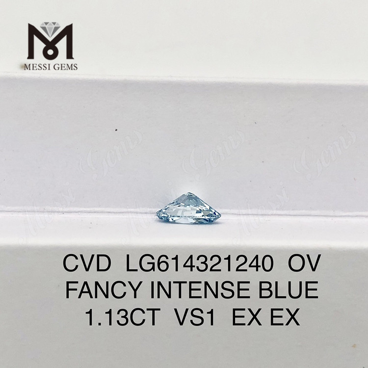 1.13CT FANCY INTENSE BLUE vs1 diamante cultivado em laboratório Online LG614321240丨Messigems