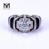 Revelando o fascínio dos anéis de noivado com corte almofadado de diamante azul de laboratório de 1 quilate