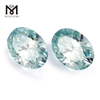 9*13mm Moissanite Sintético OVAL Cut China Teal