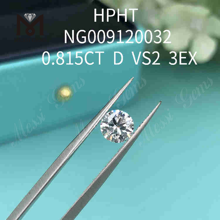 Diamantes redondos D/VS2 de 0,815 quilates preço 3EX