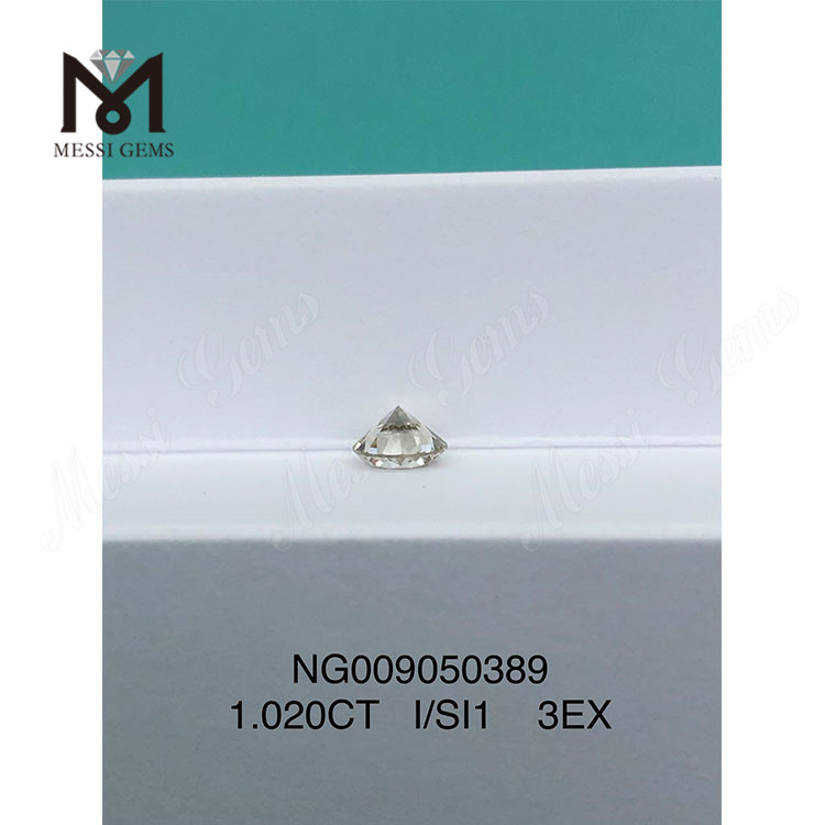 I Color Pedra Preciosa Solta Diamante Sintético 1.020ct SI1 Forma RD