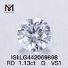 1,13 quilates G VS1 IDEAL Diamante redondo cultivado em laboratório CVD