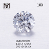1,01 quilates G VS2 Redondo BRILLIANT IDEAL diamantes criados em laboratório