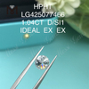 1,04 quilates D/SI1 IDEAL EX EX diamante cultivado em laboratório Redondo 