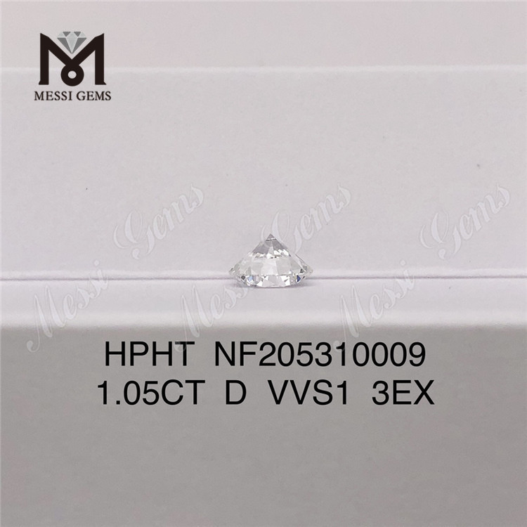 1.11ct D VS1 3EX Solto HPHT Diamante feito pelo homem Laboratório Diamante Estoque de fábrica 