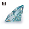 Preço de Atacado Moisonita Solta Corte Princesa 1 Quilate Moissanita Azul Diamante