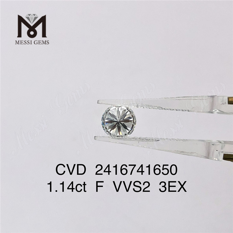 1,14 quilates de diamante F lab VVS 3EX cvd diamante à venda