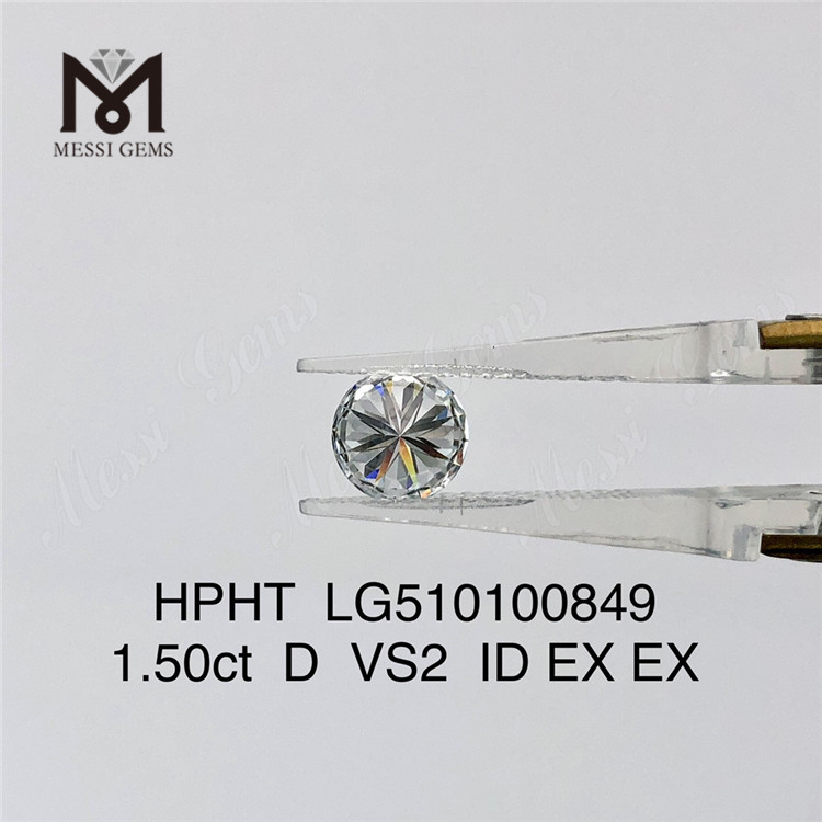 1.50CT D VS hpht diamante EX diamantes de laboratório preço de fábrica