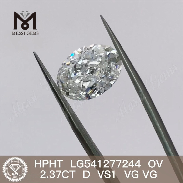 2,37ct D vs1 diamantes de laboratório HPHT 2 quilates preço de atacado