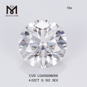 4.02CT G rd diamante de laboratório solto mais vendido 3EX rd diamante cvd solto à venda