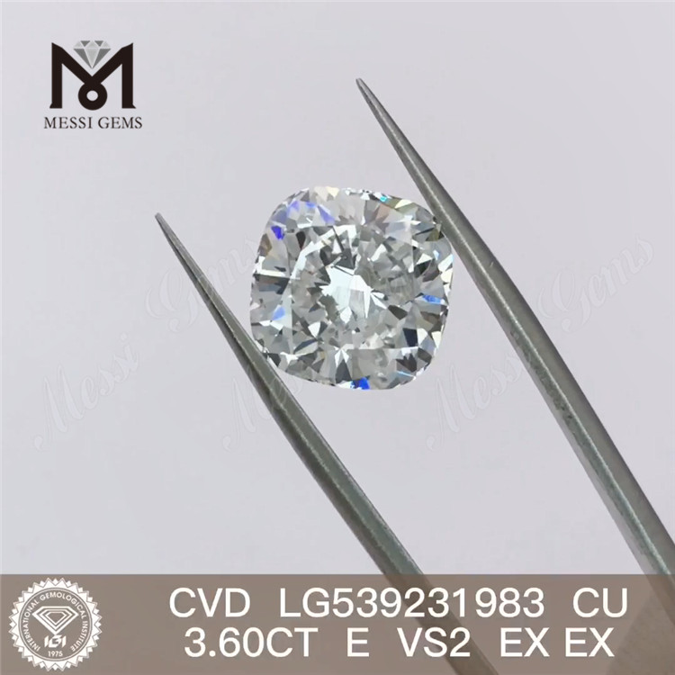 Fornecedores de diamantes cultivados em laboratório 3.6CT E cu cvd vs 2 diamantes CVD por atacado à venda