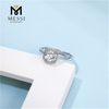 Frete grátis moda alta qualidade anéis de diamante moissanite joias femininas anel de prata esterlina 925
